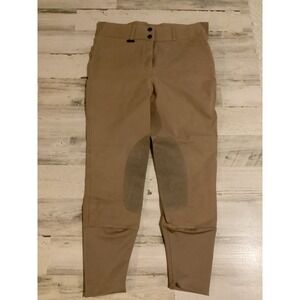 Dublin Entry Level Riding Pants Womens Sz 32 Biege Stretch Horseback Equestrian